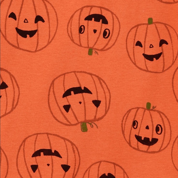 Carter’s Kids Happy Pumpkins Shirt and Pants Pajamas Halloween Set - Picture 2 of 2